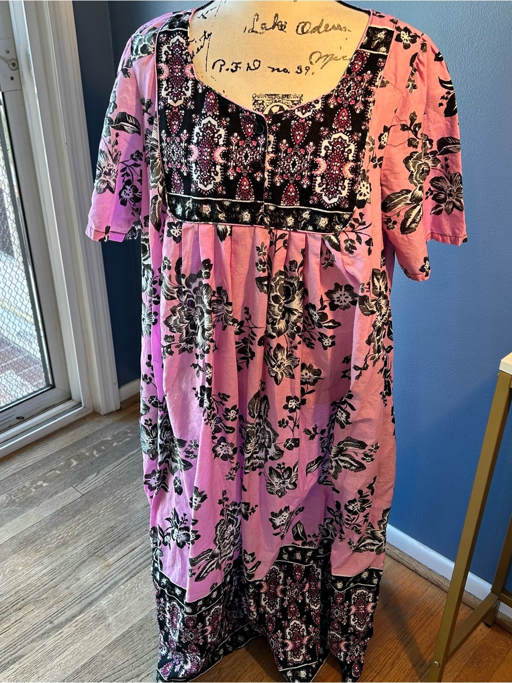 Only Necessities MuuMuu Patio House Lounge Dress